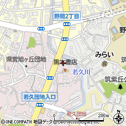 セブンイレブン福岡若久１丁目店周辺の地図