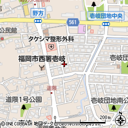 福岡県福岡市西区壱岐団地142-5周辺の地図
