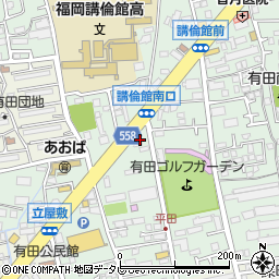 ホープ・プロジェクト福岡周辺の地図