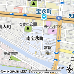 高知県高知市南宝永町11周辺の地図