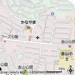 福岡県福岡市城南区金山団地32周辺の地図