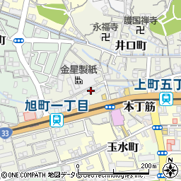 高知県高知市井口町87周辺の地図