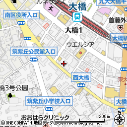 武田塾　大橋校周辺の地図