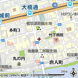 松本家具店本店周辺の地図