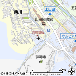 福岡県嘉麻市上山田1387-2周辺の地図