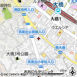 東進衛星予備校　福岡大橋校周辺の地図