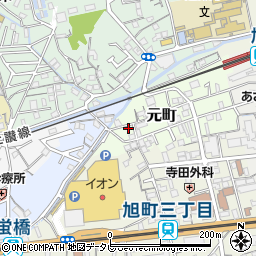 高知県高知市元町37周辺の地図