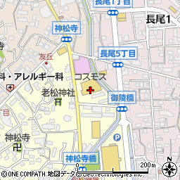 ドラッグストアコスモス神松寺店周辺の地図