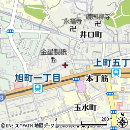 高知県高知市井口町86周辺の地図