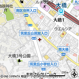 イオンバイク大橋店周辺の地図