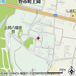 高知県香南市野市町上岡周辺の地図