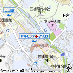 福岡県嘉麻市本町1445周辺の地図