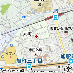 高知県高知市元町12周辺の地図