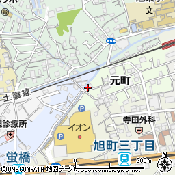 高知県高知市元町68周辺の地図