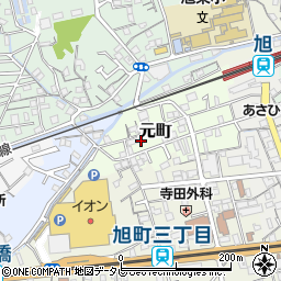高知県高知市元町周辺の地図