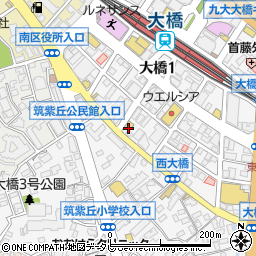 ローソン福岡大橋一丁目店周辺の地図
