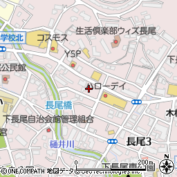 ヤマト運輸福岡長丘センター周辺の地図