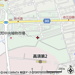 高知県高知市高須東町11周辺の地図