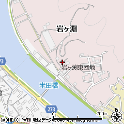 高知県高知市岩ヶ淵98周辺の地図