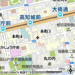 フィオーレ高知本町周辺の地図