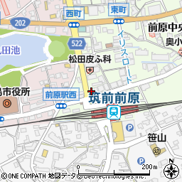 人手不足 前原駅前店周辺の地図