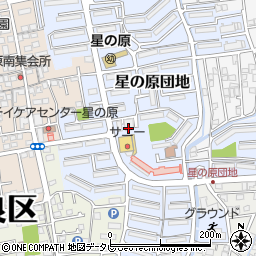 西日本シティ銀行星の原 ＡＴＭ周辺の地図
