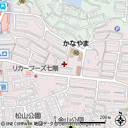 福岡県福岡市城南区金山団地19周辺の地図