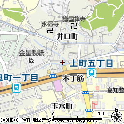 高知県高知市井口町79周辺の地図