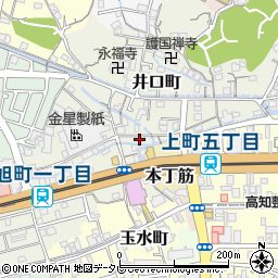 高知県高知市井口町80周辺の地図