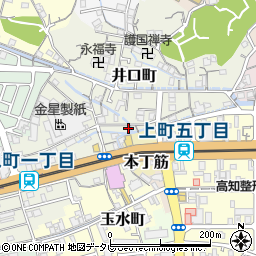 高知県高知市井口町78周辺の地図