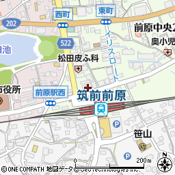武田塾　筑前前原校周辺の地図