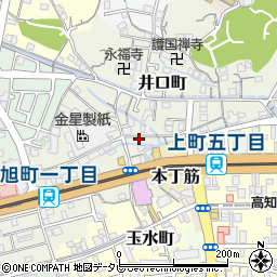 高知県高知市井口町82周辺の地図