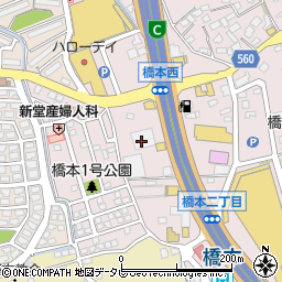 橋本典礼会館周辺の地図