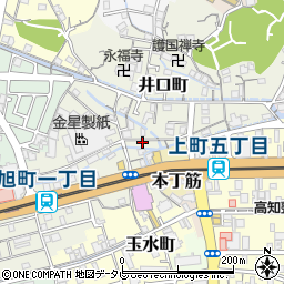 高知県高知市井口町81周辺の地図