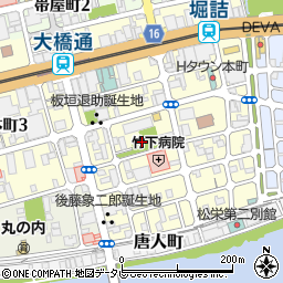 松渕川公園周辺の地図