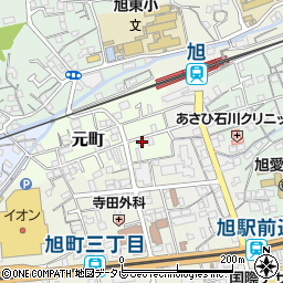 高知県高知市元町7周辺の地図