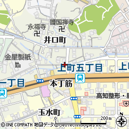 高知県高知市井口町35周辺の地図