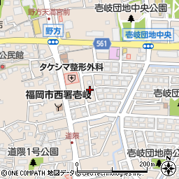 福岡県福岡市西区壱岐団地142-3周辺の地図