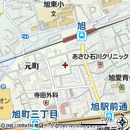 高知県高知市元町4周辺の地図