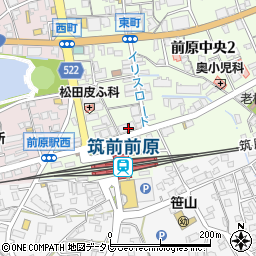 スタジオＵ　前原店周辺の地図