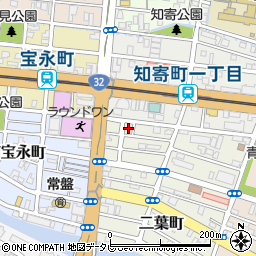 高知県高知市二葉町2周辺の地図