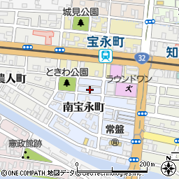 高知県高知市南宝永町3周辺の地図