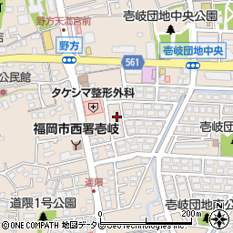 福岡県福岡市西区壱岐団地142-2周辺の地図