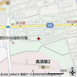 高知県高知市高須東町12-18周辺の地図