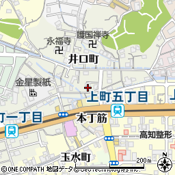 高知県高知市井口町37周辺の地図
