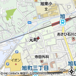 高知県高知市元町40周辺の地図