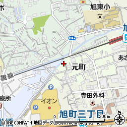 高知県高知市元町65周辺の地図