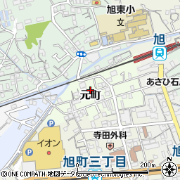 高知県高知市元町63周辺の地図