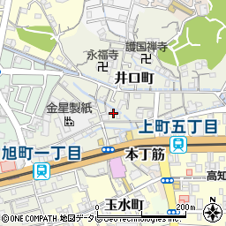 高知県高知市井口町74周辺の地図