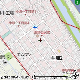 菊輪公園周辺の地図